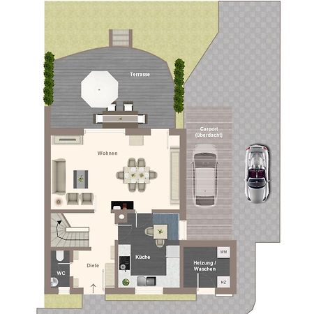 Ferienhaeuser Rhoen - Haus Natalie & Haus Helene เฮาเซน ภายนอก รูปภาพ