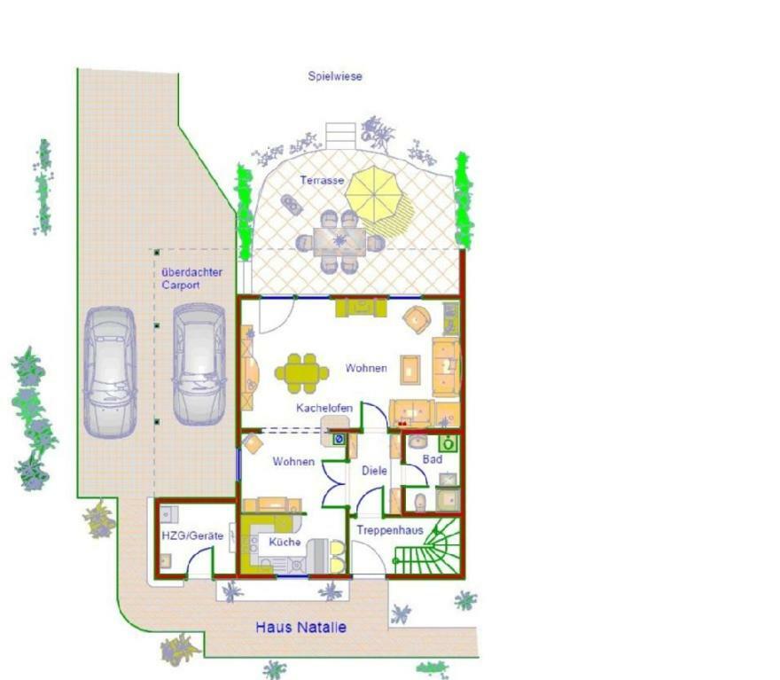 Ferienhaeuser Rhoen - Haus Natalie & Haus Helene เฮาเซน ภายนอก รูปภาพ